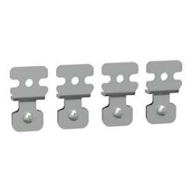 Spacial SBM - Jeu de 4 pattes de fixation acier pour boite|Schneider Electric-SCHNSYAEFPFSB