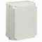 Boîtier industriel plastique IP55 IK08 couvercle opaque 2 verrous 359x265x154mm