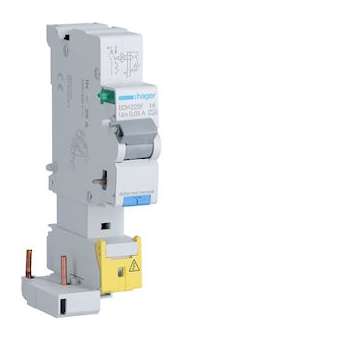 Bloc différentiel 1P+N 25A 30mA haute immunité|Hager-HAGBDH225F