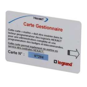 Carte gestionnaire pour contrôle d'accès VIGIK|Bticino-TICBT348253