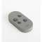 Transmetteur 4 canaux double fréquence rolling code gris