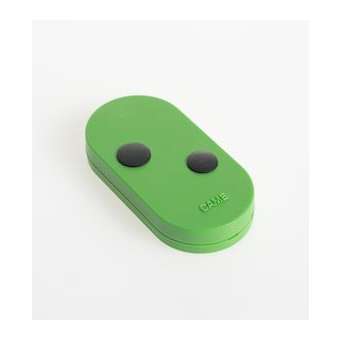 Transmetteur 2 canaux double fréquence code fixe vert|Came france-KAM806TS-0094
