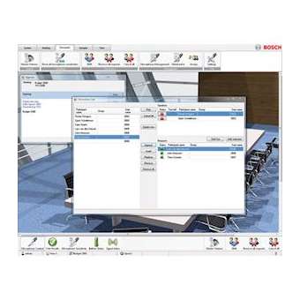 Logiciel gestion des microphones_Permet à l-opérateur de préparer le dérouleme|Bosch sono-PHSDCN-SWMM-E