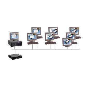 Logiciel de mise en réseau de plusieurs PC_Architecture CLIENT/serveur_Avec|Bosch sono-PHSDCN-SWMPC-E