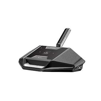 Poste de discussion DICENTIS fonction sélecteur de langues avec lecteur NCF. Liv|Bosch sono-PHSDCNM-DSL