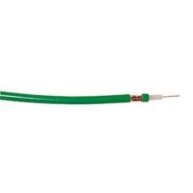 COAXIAL KX6 75 OHMS VERT C100M|Fils & cables conectis speciaux-FCSKX6C1