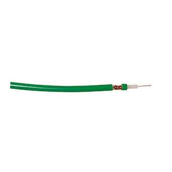 COAXIAL KX6 75 OHMS VERT C100M|Fils & cables conectis speciaux-FCSKX6C1