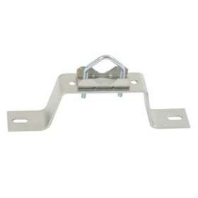 1 Paire de fixations murales pour mâts, déport 9 cm sans contreplaque, Zinc bleu|Erard-EAD800853