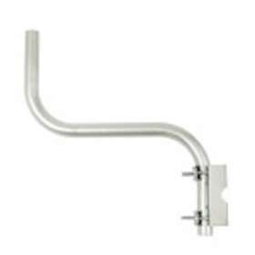 Kit de fixation en 'S', tube D40 mm, déport 46cm, haut 52cm, kit fix - Zinc ble|Erard-EAD800933