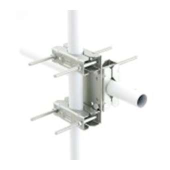 Fixation universelle pour 2 tubes de D 40 à 90 mm - Zinc bleu|Erard-EAD800997