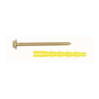 Fixation pour corps creux D 10, tirefond D 10 mm, long 140 mm - Galvanisé|Erard-EAD010140