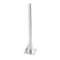 Fixation terrasse mât 1 mètre D 60 x 2 mm, plaque 23 x 23 cm x 4mm - Galvanisé