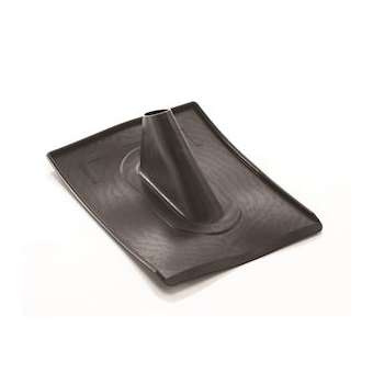 Tuile polyéthilène avec cône néoprène d'étanchéité pour mâts D 25 à 50 mm|Erard-EAD000841