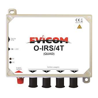 Récepteur optique Satellite+ terrestre type QUAD|Evicom-EVCOIRS4T