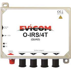 Récepteur optique Satellite+ terrestre type QUAD|Evicom-EVCOIRS4T