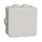 Mureva Box - boite de dérivation avec embouts - 105x105x55 - IP55 - blanc polair
