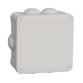 Mureva Box - boite de dérivation avec embouts - 105x105x55 - IP55 - blanc polair|Schneider Electric-SCHIMT05025