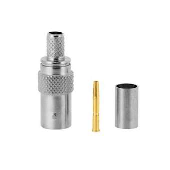 Lot de 10 BNC femelle à sertir pour coax KX6/RG59|Gigamedia-GGMBNCFKX6