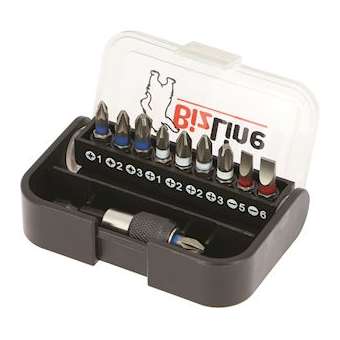 Jeu de 10 embouts de vissage + 1 porte-embouts|Bizline-BIZ781491