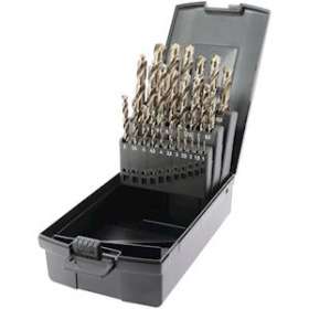 Coffret de 25 forets métaux HSS 5 % cobalt D 1-13 mm par pas de 0.5 mm|Bizline-BIZ700754