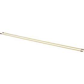 Kit de 2 baguettes tire-fils 1 m D 4 mm jaunes|Bizline-BIZ700139