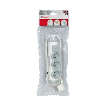 Rallonge multiprise confort - bloc de prises rotatif - 3x2P+T - cordon 1,5 m|Legrand-LEG050071