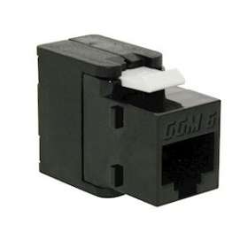 Noyau RJ45 CAT6 Keystone non blindé sans outil, noir|Gigamedia-GGMPRJC6UTLBK