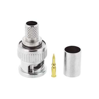 Lot de 10 BNC mâle à sertir pour coax KX1000|Gigamedia-GGMBNCMKX1000
