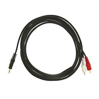 Cordon mini jack RCA 3M|Gigamedia-GGMPAKMJRCA3