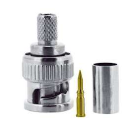 Lot de 50 BNC mâle à sertir pour coax KX6/RG59|Gigamedia-GGMBNCMKX6L