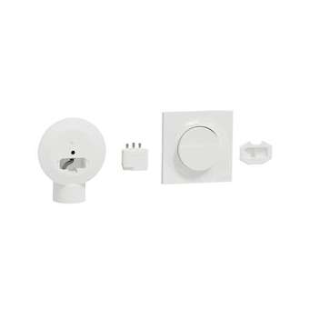 Kit Odace SFSP actionneur DCL + Interrupteur + plaque style blanc|Schneider Electric-SCHS520120K