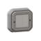 Commande double Self-e pour éclairage et prise Plexo with Netatmo complet gris