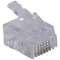 Fiche RJ12 6 contacts largeur 9,65mm pour câble rond