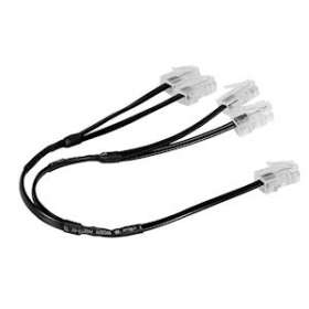 Cordon de brassage quadruple RJ45 téléphone pour réseau multimédia|Legrand-LEG413204