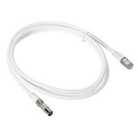 Cordon coaxial avec embout coaxial et embout RJ45 - longueur 2m|Legrand-LEG413040