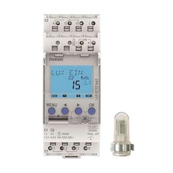 Inter crépus 1 à 99000 lux 2contacts|Theben-THB1120130