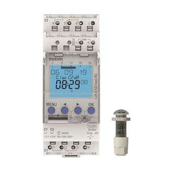 Inter crépus 1 à 99000 lux prog 7 j|Theben-THB1220230