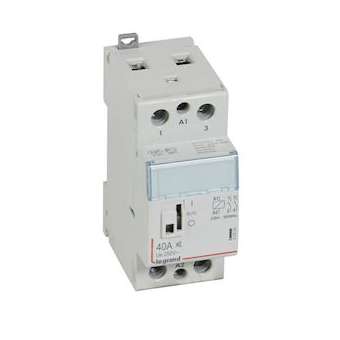 Contacteur puissance CX³ silencieux bobine 230V~ -2P 250V~ 40A - 2F -2 modules|Legrand-LEG412559
