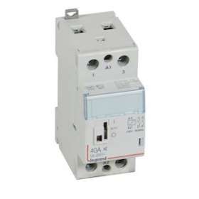 Contacteur puissance CX³ silencieux bobine 230V~ -2P 250V~ 40A - 2F -2 modules|Legrand-LEG412559