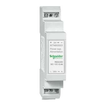 KNX - alimentation 24Vcc - 0,4A - sortie 10W max - 2 pas de 9 mm|Schneider Electric-SCHMTN693003