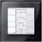 KNX M-Plan - commande multifonction - 8 BP - blanc polaire brillant