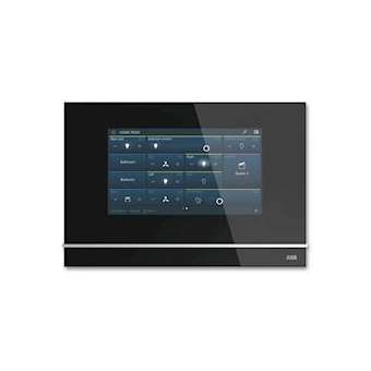 Dalle tactile SmartTouch 7 pouces KNX et Welcome couleur noir|ABB-ABBBJE522344