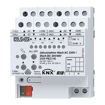 Actionneur VR-Store 4 voies AC 110-230 V, MOD|Jung france-IUN2504REGHE