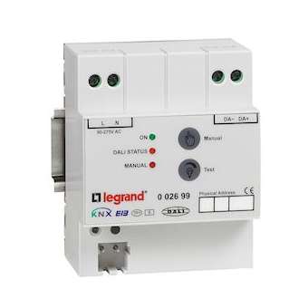 Passerelle modulaire DALI BUS KNX - 64 ballasts|Legrand-LEG002699