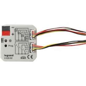 Interface BUS KNX raccordement de contact sec 4 entrées, 4 sorties - encastré|Legrand-LEG002692