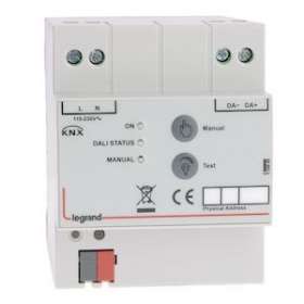 Passerelle modulaire DALI BUS KNX - 16 groupes|Legrand-LEG002665