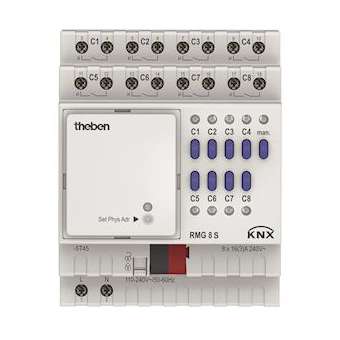 Actionneur 8 contacts tout ou rien serie mix RMG 8 S KNX|Theben-THB4930220