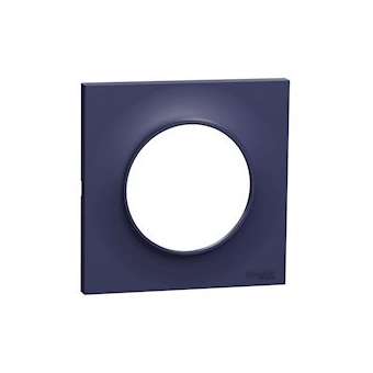 Odace Styl, plaque Cobalt 1 poste|Schneider Electric-SCHS550702