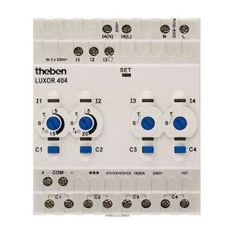 Module extension LUXAR télerupteur et minuterie 4 c|Theben-THB4040000