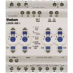 Module extension LUXOR commande 4 volets roulants|Theben-THB4090100